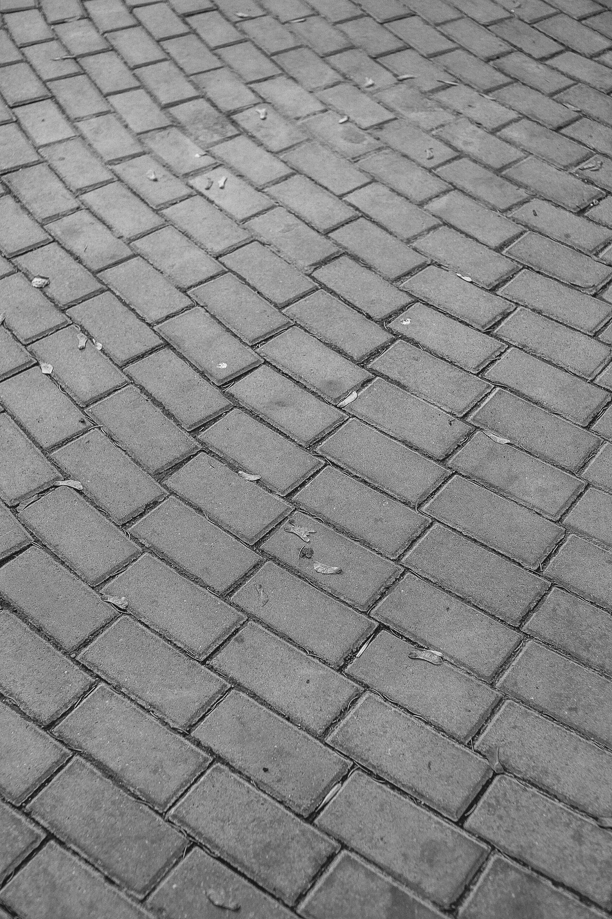 Gray paver surface after joint sand